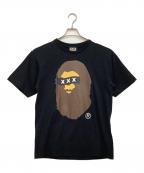 A BATHING APE×GOD SELECTION XXXアベイシングエイプ×ゴッド セレクション トリプルエックス）の古着「半袖Tシャツ」｜ブラック