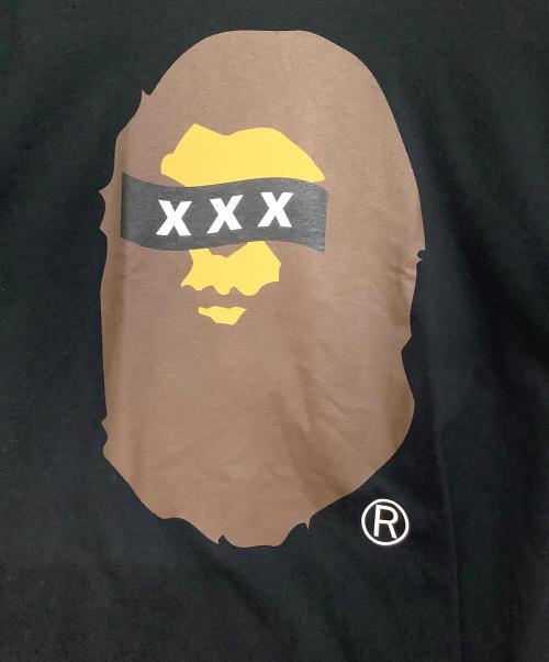 A BATHING APE（アベイシングエイプ）A BATHING APE (アベイシングエイプ) GOD SELECTION XXX (ゴッド セレクション トリプルエックス) 半袖Tシャツ ブラック サイズ:Lの古着・服飾アイテム