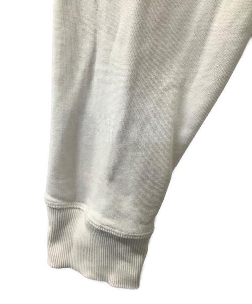 RAF SIMONS（ラフシモンズ）RAF SIMONS (ラフシモンズ) FRED PERRY (フレッドペリー) Patched Zip Through Hoodie ホワイト×ブラック サイズ:Mの古着・服飾アイテム