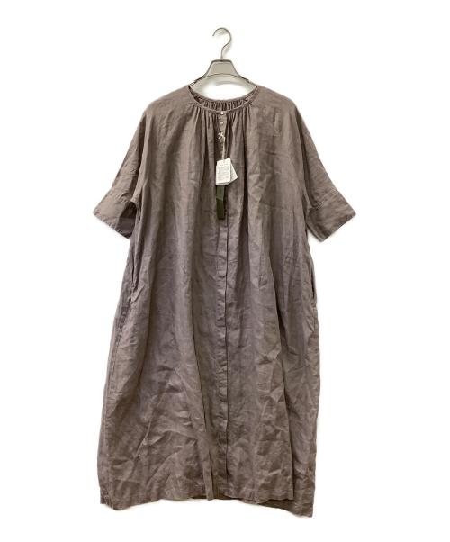 08MAB（ゼロハチマブ）08MAB (ゼロハチマブ) 長袖ワンピース ベージュ サイズ:Fの古着・服飾アイテム