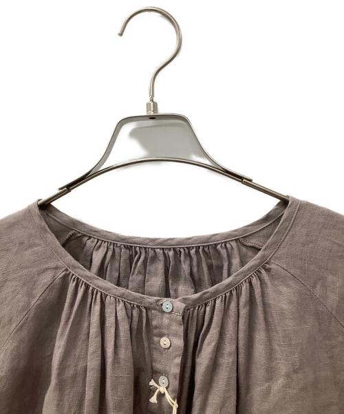 08MAB（ゼロハチマブ）08MAB (ゼロハチマブ) 長袖ワンピース ベージュ サイズ:Fの古着・服飾アイテム