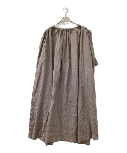 08MAB（ゼロハチマブ）08MAB (ゼロハチマブ) 長袖ワンピース ベージュ サイズ:Fの古着・服飾アイテム