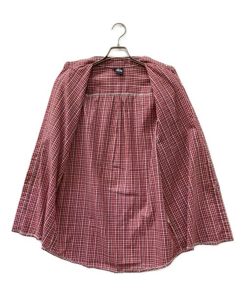 stussy（ステューシー）stussy (ステューシー) 半袖シャツ レッド サイズ:Lの古着・服飾アイテム