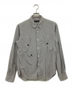 COMME des GARCONS HOMMEコムデギャルソン オム）の古着「長袖シャツ」｜ホワイト×グレー