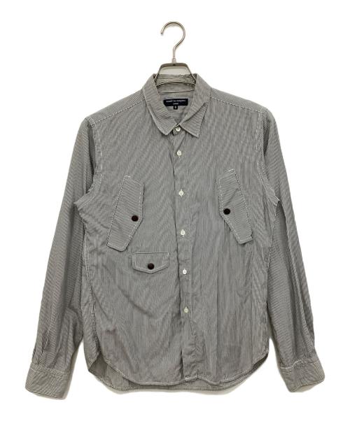 COMME des GARCONS HOMME（コムデギャルソン オム）COMME des GARCONS HOMME (コムデギャルソン オム) 長袖シャツ ホワイト×グレー サイズ:Sの古着・服飾アイテム
