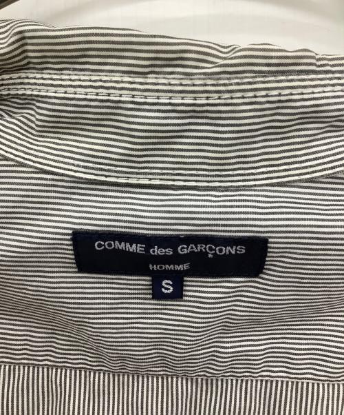 COMME des GARCONS HOMME（コムデギャルソン オム）COMME des GARCONS HOMME (コムデギャルソン オム) 長袖シャツ ホワイト×グレー サイズ:Sの古着・服飾アイテム