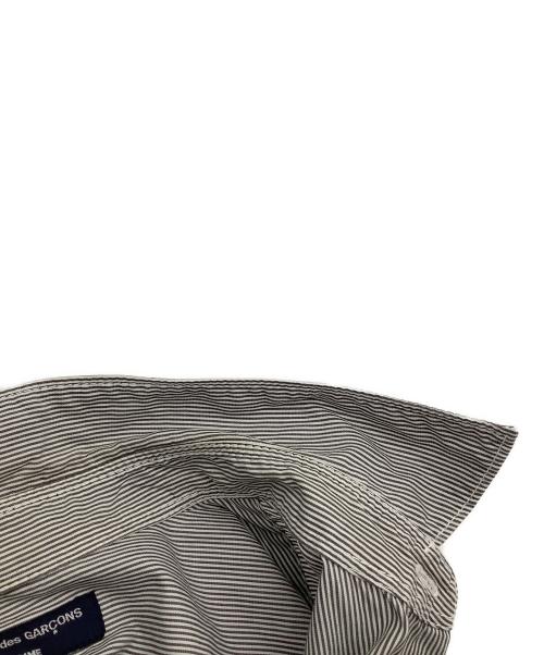 COMME des GARCONS HOMME（コムデギャルソン オム）COMME des GARCONS HOMME (コムデギャルソン オム) 長袖シャツ ホワイト×グレー サイズ:Sの古着・服飾アイテム