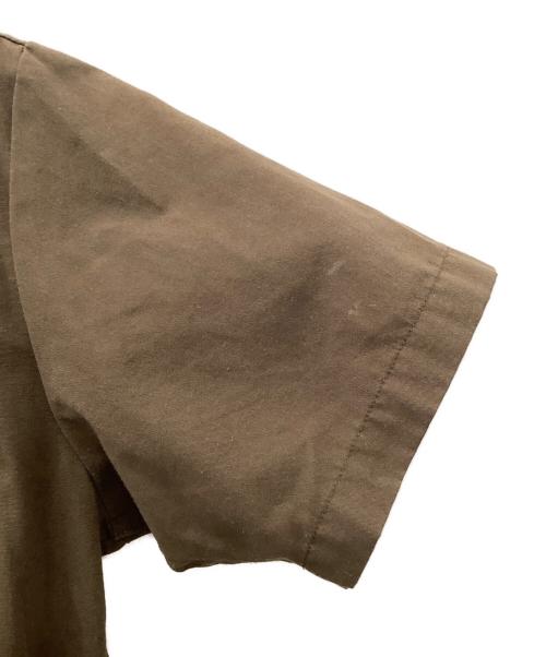 Schott（ショット）Schott (ショット) 半袖シャツ ブラウン サイズ:Sの古着・服飾アイテム