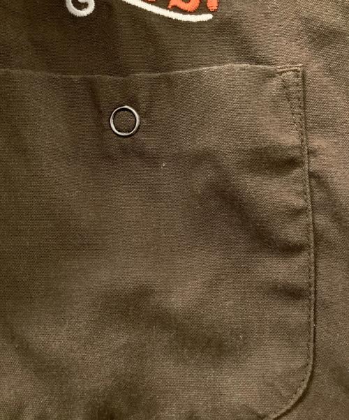Schott（ショット）Schott (ショット) 半袖シャツ ブラウン サイズ:Sの古着・服飾アイテム