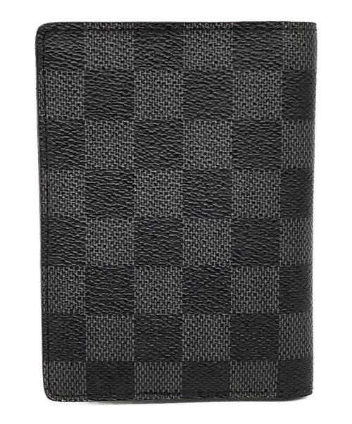 LOUIS VUITTON（ルイ ヴィトン）LOUIS VUITTON (ルイ ヴィトン) ダミエパスポートカバー クーヴェルテュール・パスポール ブラックの古着・服飾アイテム