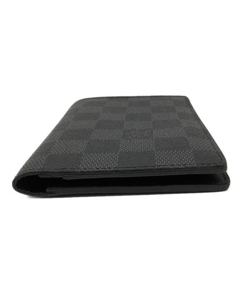 LOUIS VUITTON（ルイ ヴィトン）LOUIS VUITTON (ルイ ヴィトン) ダミエパスポートカバー クーヴェルテュール・パスポール ブラックの古着・服飾アイテム
