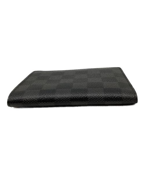 LOUIS VUITTON（ルイ ヴィトン）LOUIS VUITTON (ルイ ヴィトン) ダミエパスポートカバー クーヴェルテュール・パスポール ブラックの古着・服飾アイテム
