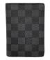 LOUIS VUITTON（ルイ ヴィトン）の古着「ダミエパスポートカバー クーヴェルテュール・パスポール」｜ブラック