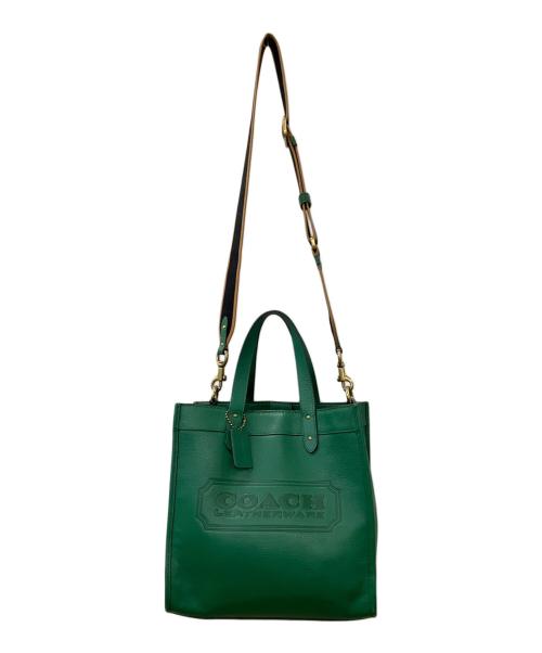 COACH（コーチ）COACH (コーチ) 2WAYショルダーバッグ グリーンの古着・服飾アイテム