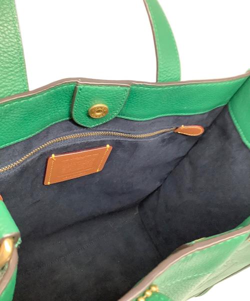COACH（コーチ）COACH (コーチ) 2WAYショルダーバッグ グリーンの古着・服飾アイテム