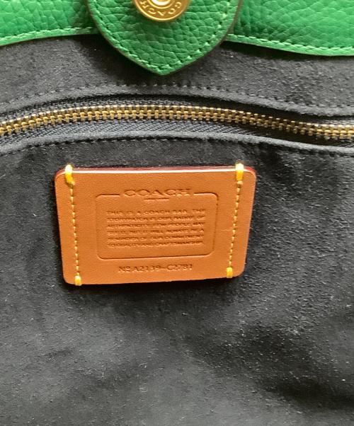 COACH（コーチ）COACH (コーチ) 2WAYショルダーバッグ グリーンの古着・服飾アイテム