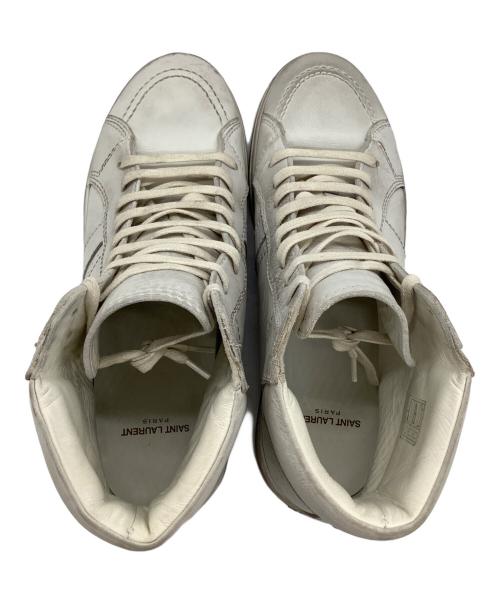 Saint Laurent Paris（サンローランパリ）Saint Laurent Paris (サンローランパリ) ハイカットスニーカー ホワイト サイズ:43の古着・服飾アイテム