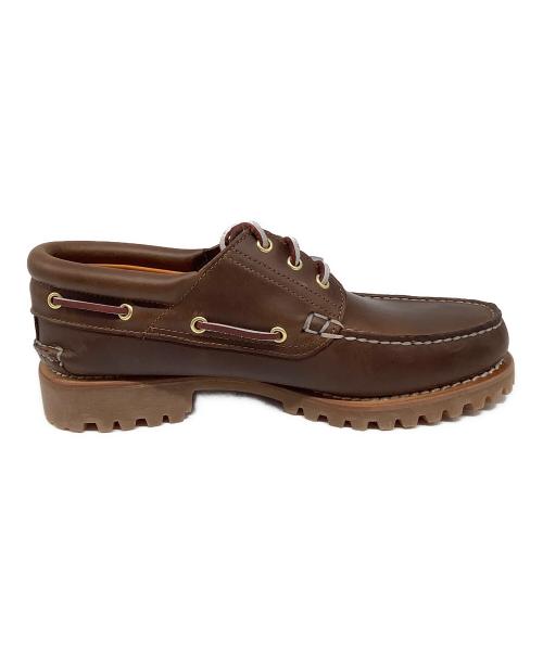 Timberland（ティンバーランド）Timberland (ティンバーランド) Authentics 3 Eye Classic Lug ブラウン サイズ:US9.5Wの古着・服飾アイテム