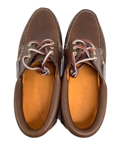 Timberland（ティンバーランド）Timberland (ティンバーランド) Authentics 3 Eye Classic Lug ブラウン サイズ:US9.5Wの古着・服飾アイテム