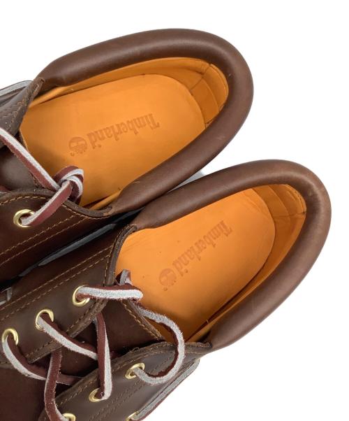 Timberland（ティンバーランド）Timberland (ティンバーランド) Authentics 3 Eye Classic Lug ブラウン サイズ:US9.5Wの古着・服飾アイテム