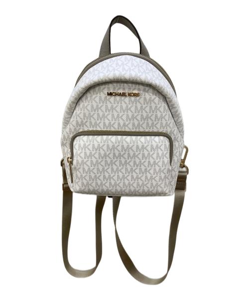 MICHAEL KORS（マイケルコース）MICHAEL KORS (マイケルコース) ミニリュック ホワイトの古着・服飾アイテム
