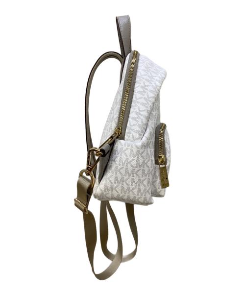 MICHAEL KORS（マイケルコース）MICHAEL KORS (マイケルコース) ミニリュック ホワイトの古着・服飾アイテム