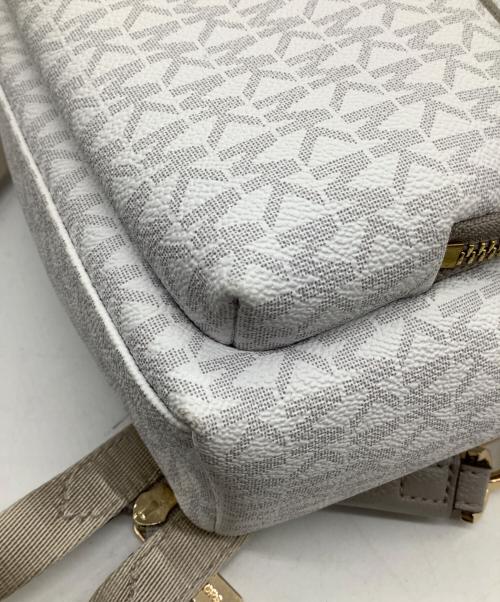 MICHAEL KORS（マイケルコース）MICHAEL KORS (マイケルコース) ミニリュック ホワイトの古着・服飾アイテム