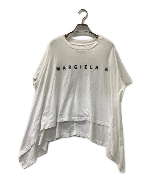 MM6 Maison Margiela（エムエムシックスメゾンマルジェラ）MM6 Maison Margiela (エムエムシックスメゾンマルジェラ) 半袖カットソー ホワイト サイズ:16Yの古着・服飾アイテム