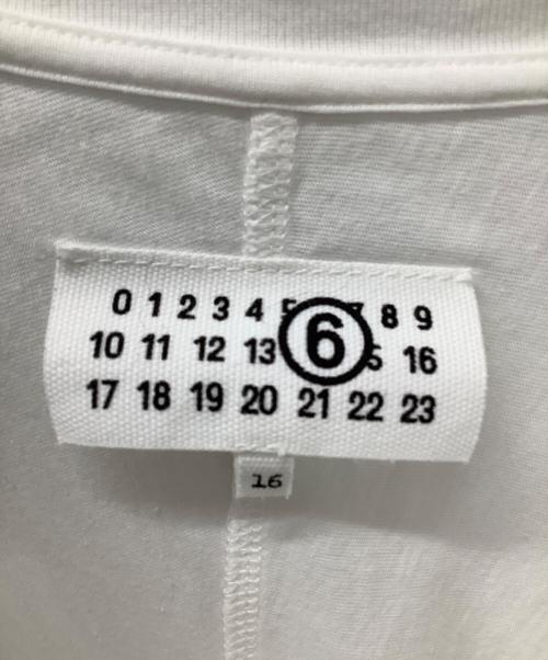 MM6 Maison Margiela（エムエムシックスメゾンマルジェラ）MM6 Maison Margiela (エムエムシックスメゾンマルジェラ) 半袖カットソー ホワイト サイズ:16Yの古着・服飾アイテム