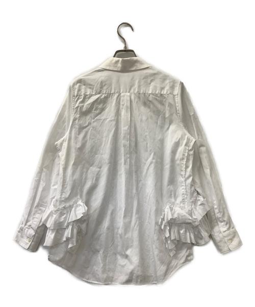COMME des GARCONS COMME des GARCONS（コムデギャルソン コムデギャルソン）COMME des GARCONS COMME des GARCONS (コムデギャルソン コムデギャルソン) 丸襟フリル長袖シャツ ホワイト サイズ:XSの古着・服飾アイテム