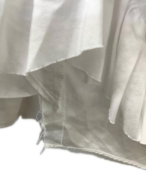 COMME des GARCONS COMME des GARCONS（コムデギャルソン コムデギャルソン）COMME des GARCONS COMME des GARCONS (コムデギャルソン コムデギャルソン) 丸襟フリル長袖シャツ ホワイト サイズ:XSの古着・服飾アイテム