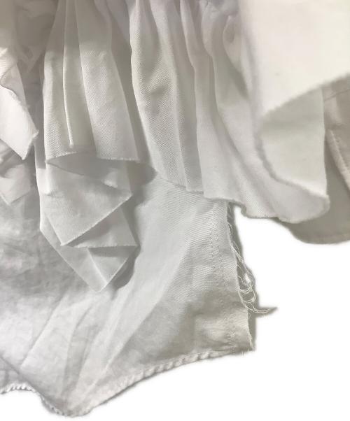 COMME des GARCONS COMME des GARCONS（コムデギャルソン コムデギャルソン）COMME des GARCONS COMME des GARCONS (コムデギャルソン コムデギャルソン) 丸襟フリル長袖シャツ ホワイト サイズ:XSの古着・服飾アイテム