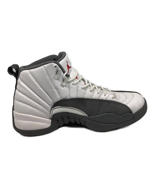 NIKE（ナイキ）NIKE (ナイキ) AIR JORDAN 12 RETRO（エアジョーダン12レトロ） ホワイト×グレー サイズ:US8.5の古着・服飾アイテム