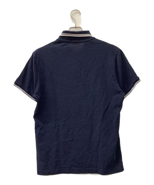 MONCLER（モンクレール）MONCLER (モンクレール) ポロシャツ ネイビー サイズ:Mの古着・服飾アイテム