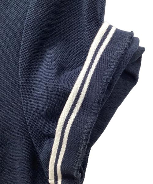 MONCLER（モンクレール）MONCLER (モンクレール) ポロシャツ ネイビー サイズ:Mの古着・服飾アイテム