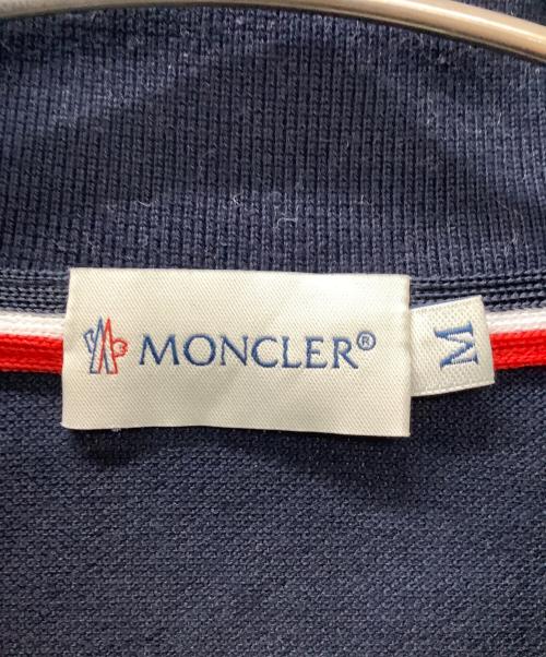 MONCLER（モンクレール）MONCLER (モンクレール) ポロシャツ ネイビー サイズ:Mの古着・服飾アイテム