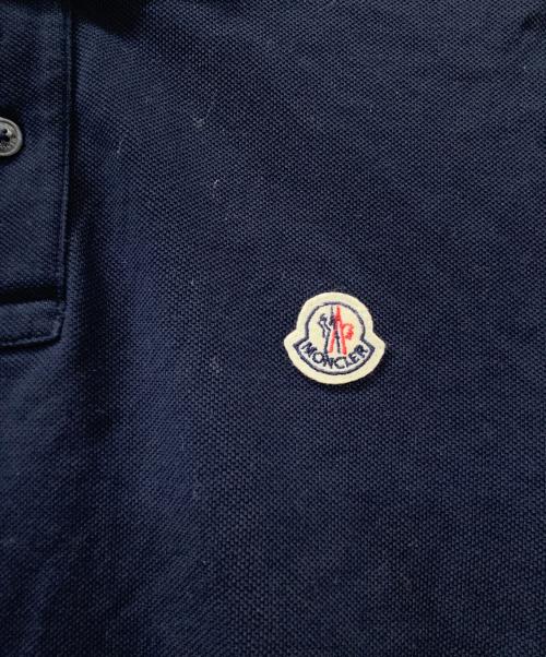 MONCLER（モンクレール）MONCLER (モンクレール) ポロシャツ ネイビー サイズ:Mの古着・服飾アイテム