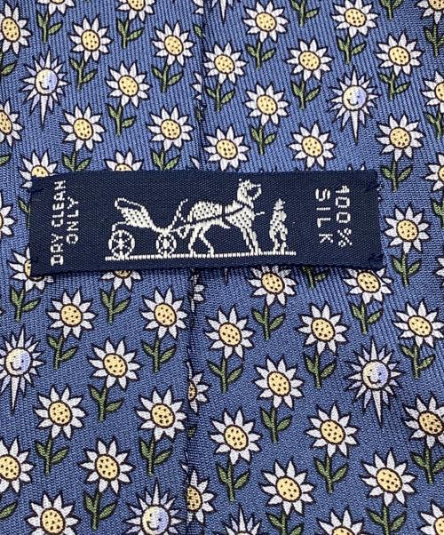 HERMES（エルメス）HERMES (エルメス) ネクタイ ブルー サイズ:-の古着・服飾アイテム