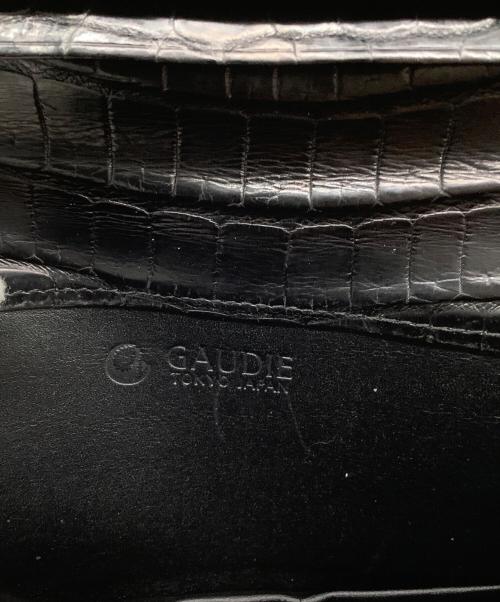 GAUDIE（ガウディ）GAUDIE (ガウディ) クロコダイルロングウォレット10枚カード(無双) ブラックの古着・服飾アイテム