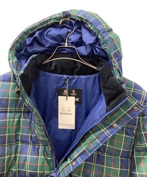 Barbour（バブアー）Barbour (バブアー) 中綿ジャケット グリーン×ネイビー サイズ:L 未使用品の古着・服飾アイテム