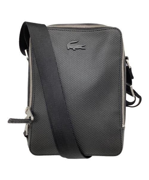 LACOSTE（ラコステ）LACOSTE (ラコステ) CHANTACO バーティカルカメラバッグ ブラックの古着・服飾アイテム