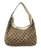 GUCCIグッチ）の古着「GG ショルダーバッグ」｜ベージュ