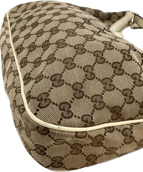 GUCCI（グッチ）GUCCI (グッチ) GG ショルダーバッグ ベージュの古着・服飾アイテム