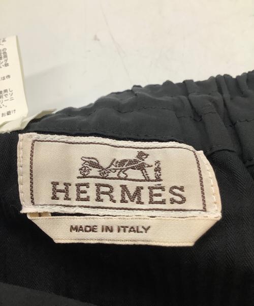 HERMES（エルメス）HERMES (エルメス) パンツ ブラック サイズ:40の古着・服飾アイテム