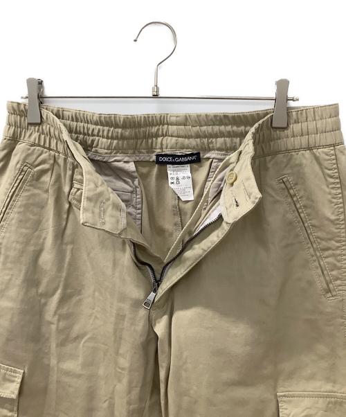 DOLCE & GABBANA（ドルチェ＆ガッバーナ）DOLCE & GABBANA (ドルチェ＆ガッバーナ) カーゴパンツ ベージュ サイズ:48の古着・服飾アイテム