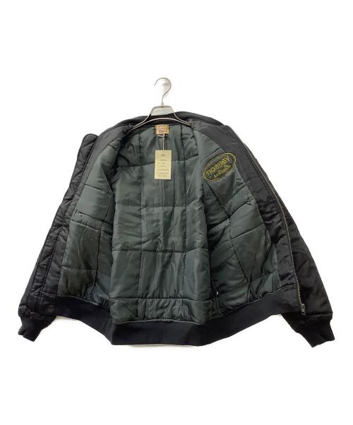 VANSON（バンソン）VANSON (バンソン) MA-1ジャケット ブラック サイズ:Lの古着・服飾アイテム