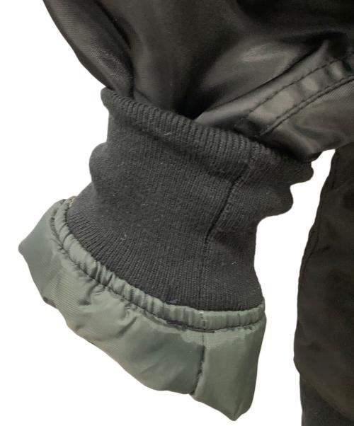 VANSON（バンソン）VANSON (バンソン) MA-1ジャケット ブラック サイズ:Lの古着・服飾アイテム