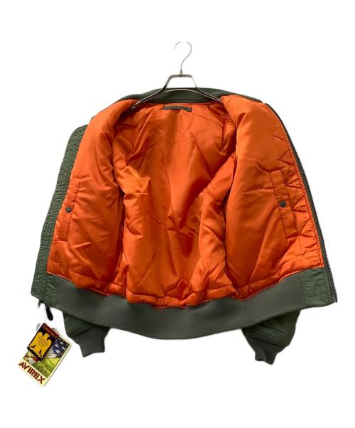 AVIREX（アヴィレックス）AVIREX (アヴィレックス) フライトジャケット カーキ サイズ:L 未使用品の古着・服飾アイテム