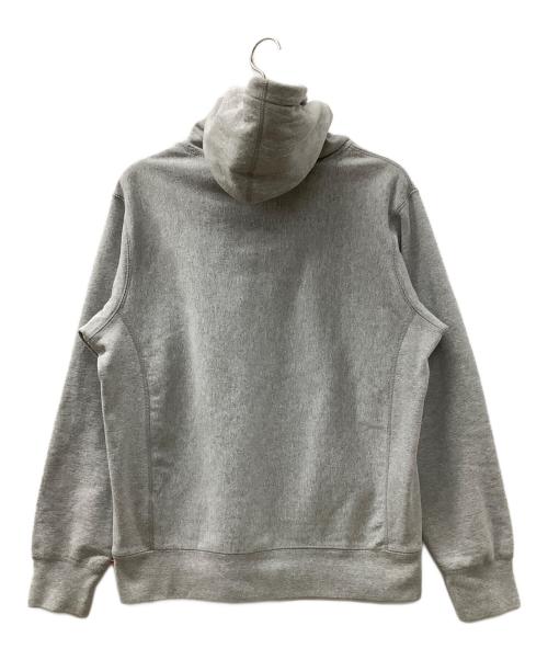 SUPREME（シュプリーム）SUPREME (シュプリーム) Micro Hooded Sweatshirt グレー サイズ:Mの古着・服飾アイテム