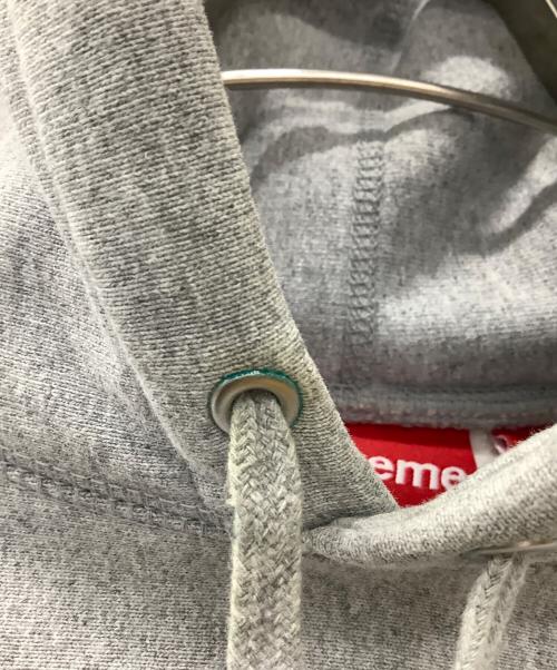 SUPREME（シュプリーム）SUPREME (シュプリーム) Micro Hooded Sweatshirt グレー サイズ:Mの古着・服飾アイテム